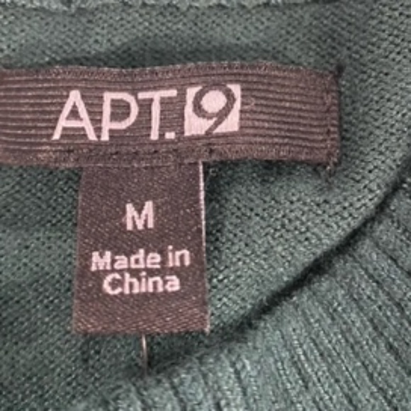 Brand New APT 9  Size: Medium -  Green Sweater Dress - Picture 12 of 12